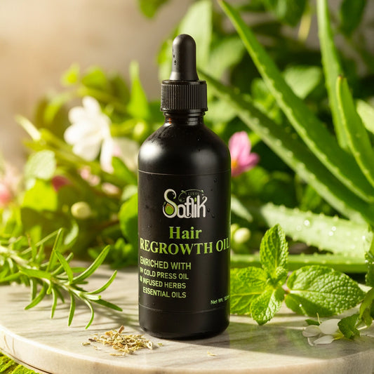 Regrowth Hair Oil + Keratin & Chamomile Shampoo