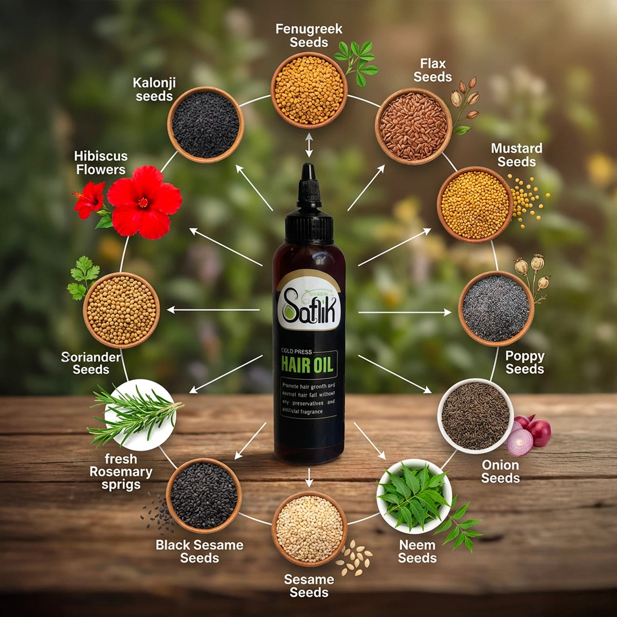 Cold-Processed Hair Oil