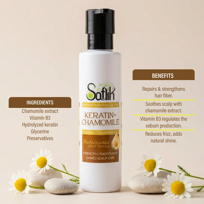 Regrowth Hair Oil + Keratin & Chamomile Shampoo