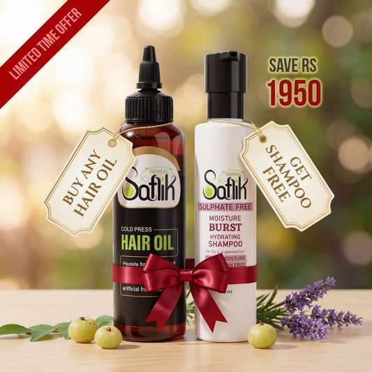 Cold-Processed Hair Oil + Sulphate Free Shampoo