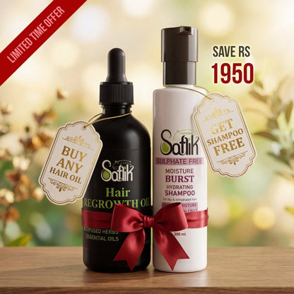 Regrowth Hair Oil + Sulphate Free Shampoo